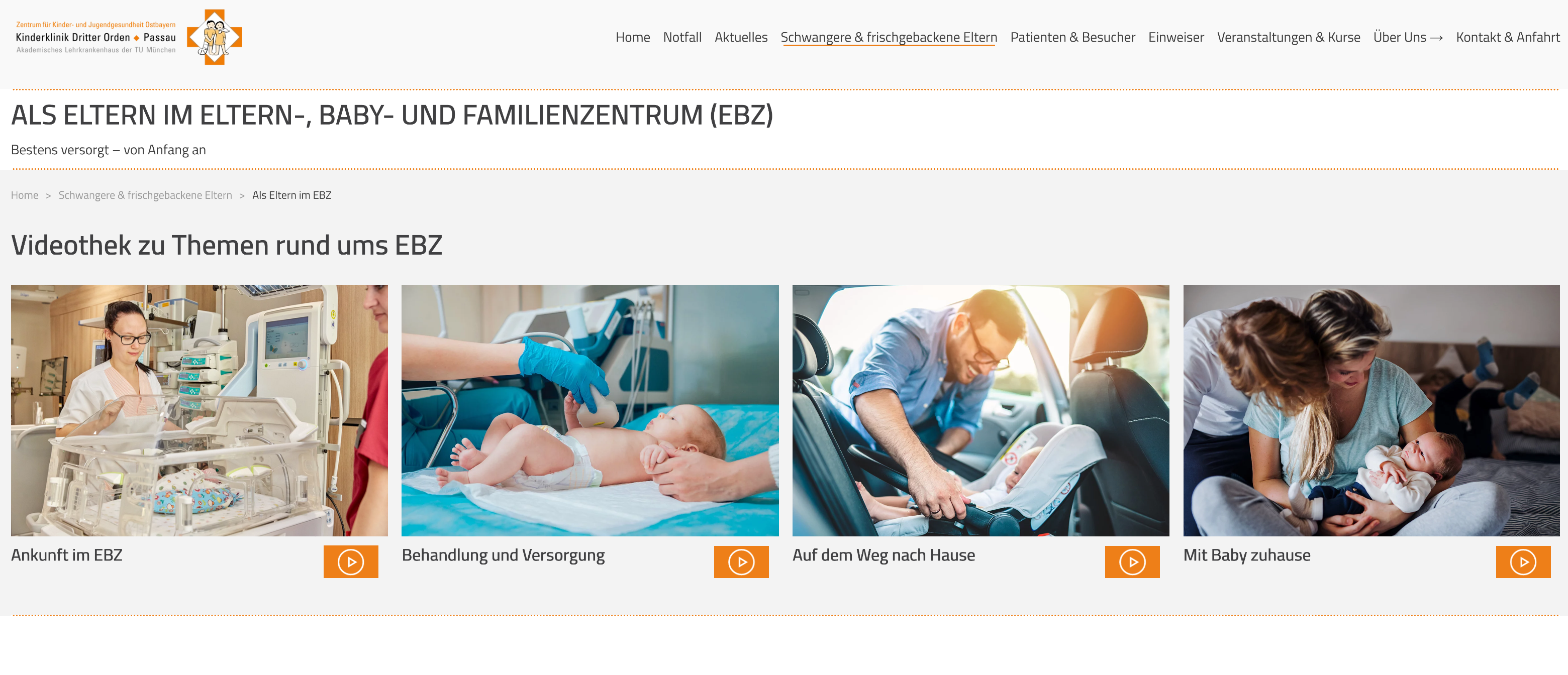 2021 05 03 Kinderklinik APP mit mehr Inhalten für Schwangere und frischgebackene Eltern