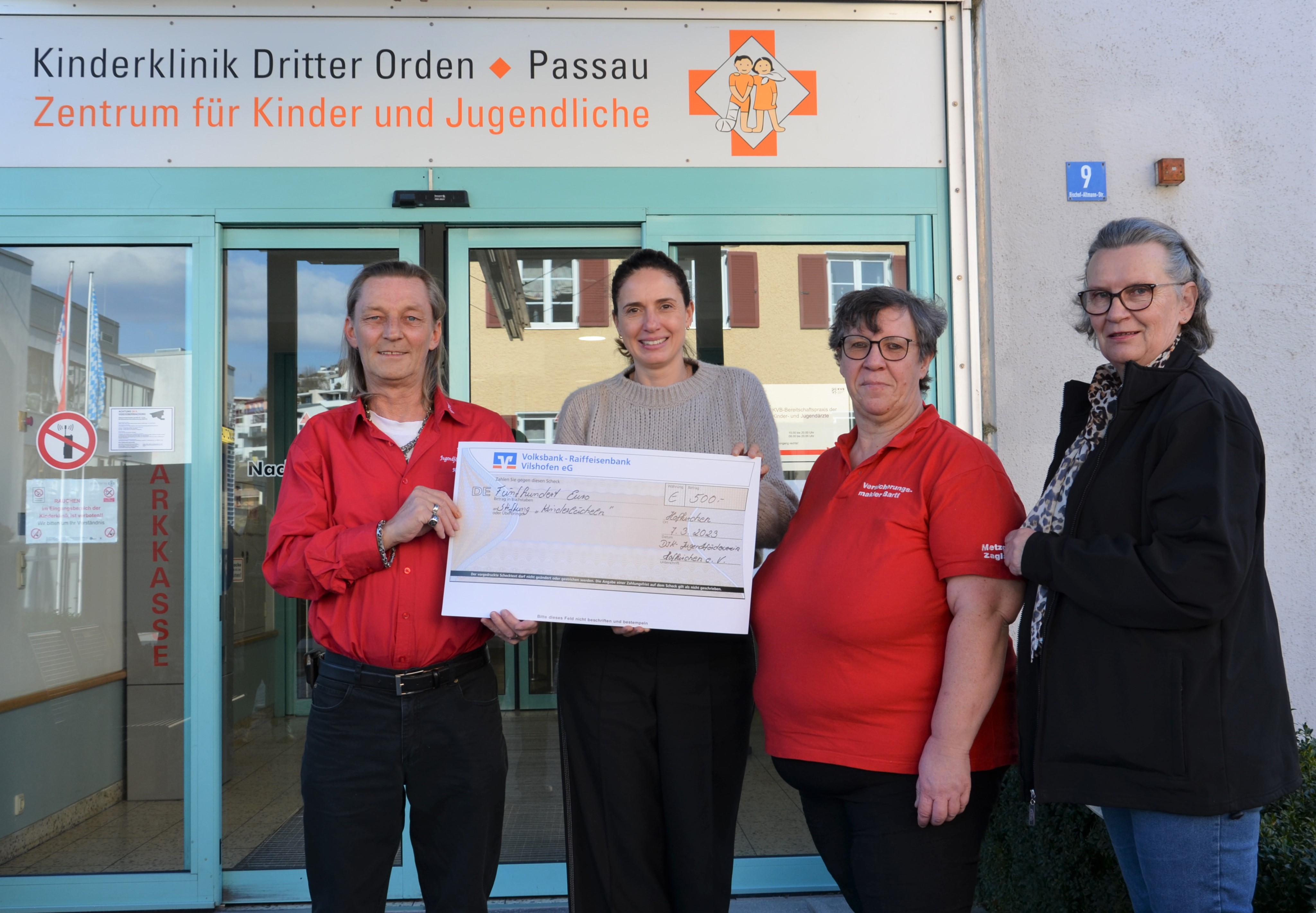 2023 03 20 DJK Jugendförderverein Hofkirchen e.V. spendet 500 Euro