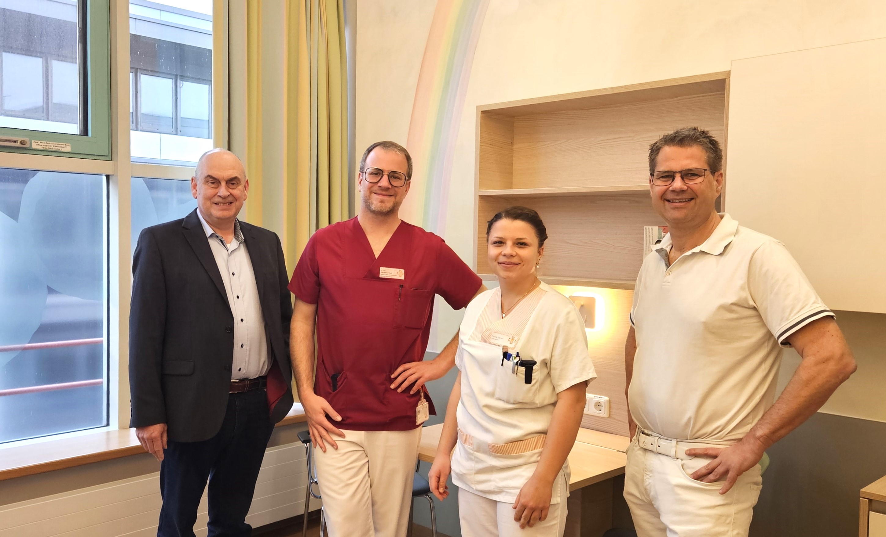 2025 03 01 Kinder Palliativ Hilfe Niederbayern e.V. unterstützt Kinderklinik bei der Neugestaltung von Palliativzimmern